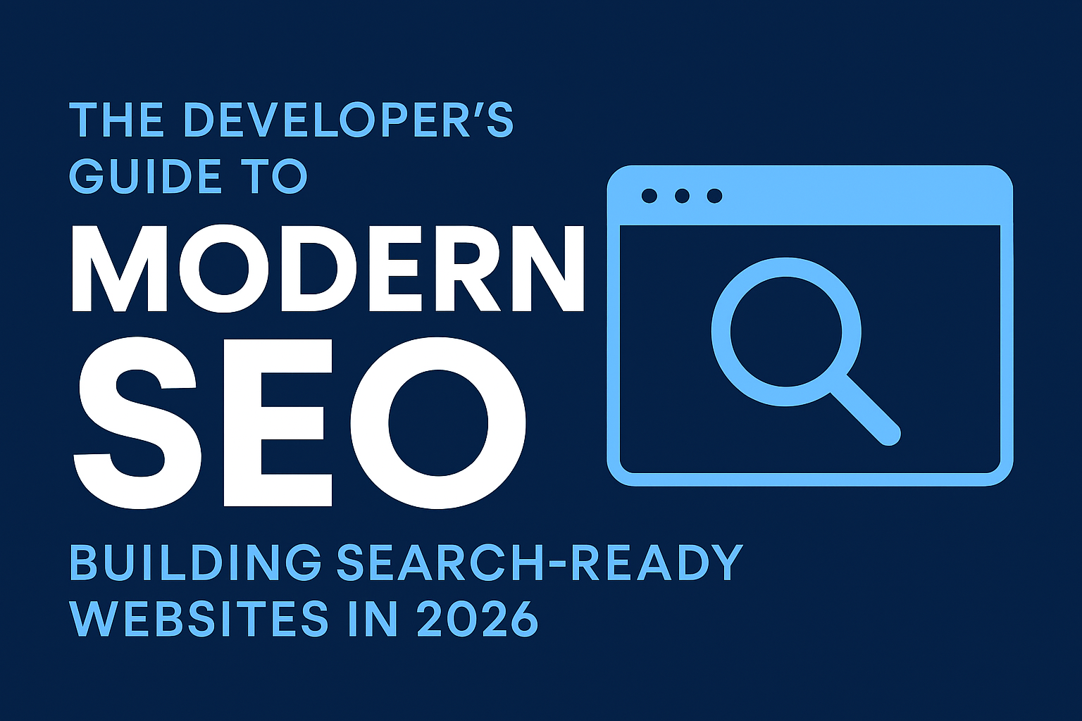 The Developer’s Guide to Modern SEO: Building Search‑Ready Websites in 2026
